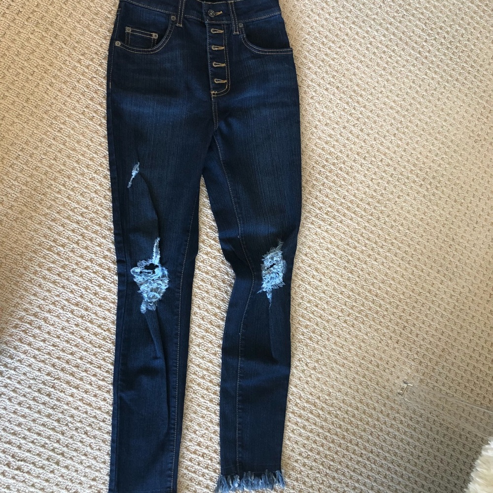 Carmar high rise ankle skinny jean